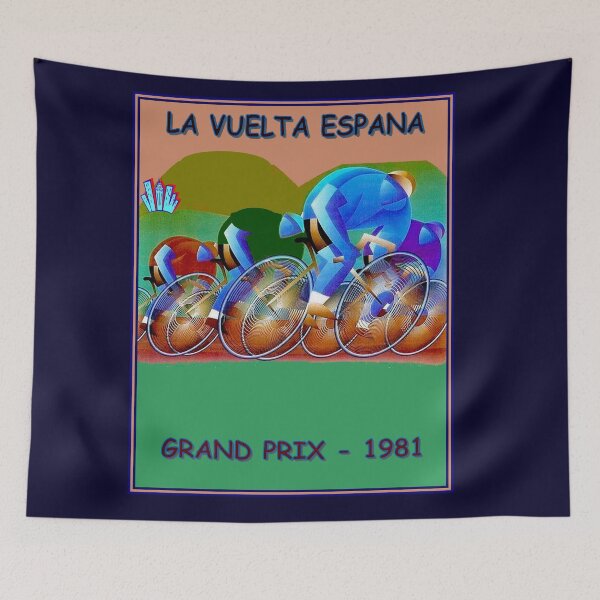 Artikelvorschau, VUELTA ESPANA: Vintage 1981 Fahrradrennen Werbedruck entworfen und verkauft von posterbobs.