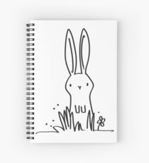 Surprised Bunny Spiral Notebook