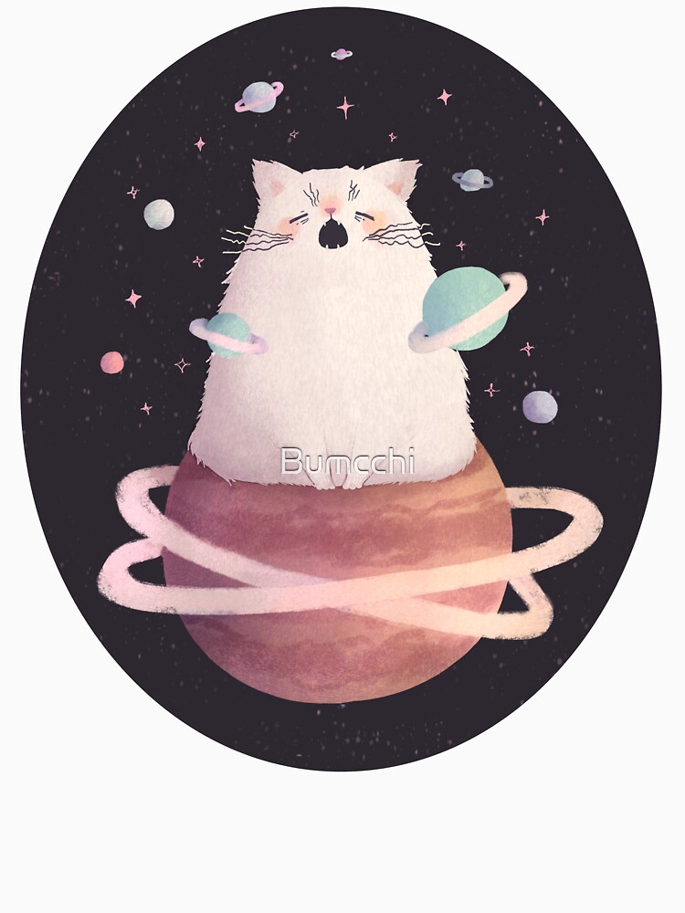 Yawning Space God Cat by Bumcchi