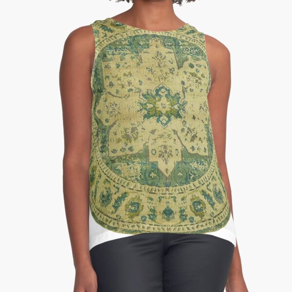 Pattern, ornament, embroidery, carpet, knitting, weaving, design Sleeveless Top