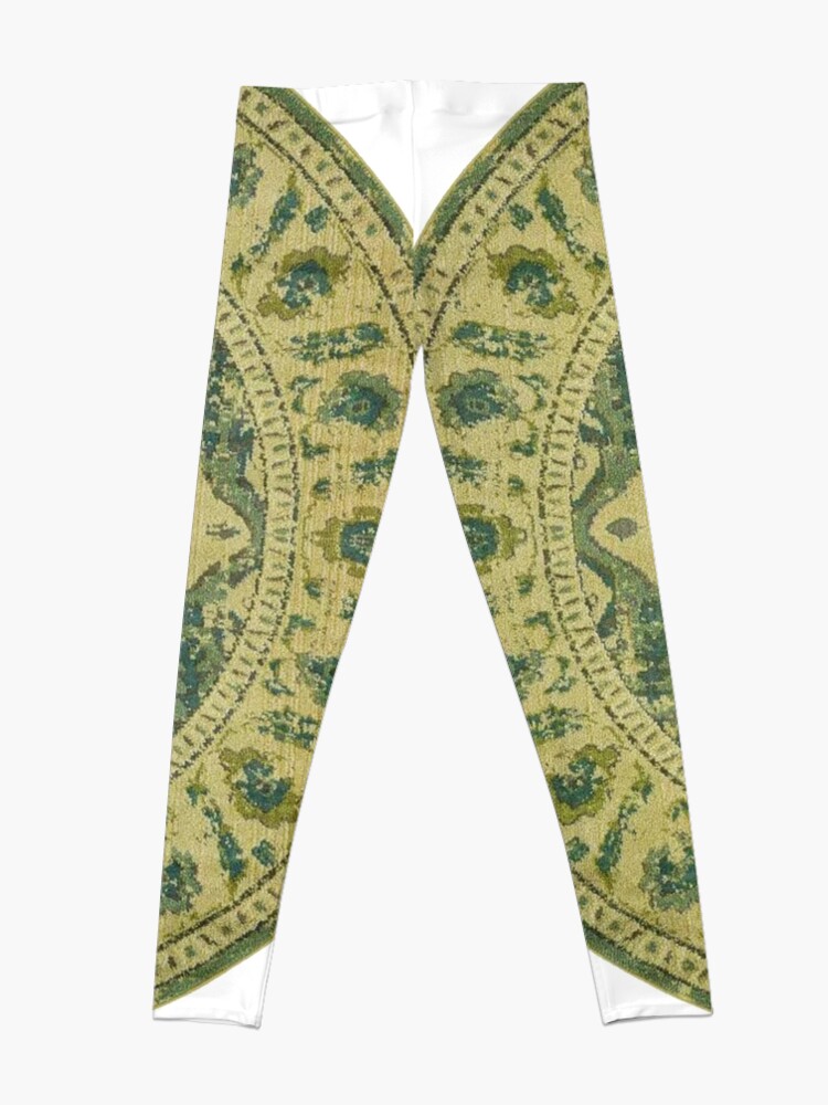 Alternate view of Pattern, ornament, embroidery, carpet, knitting, weaving, design Leggings