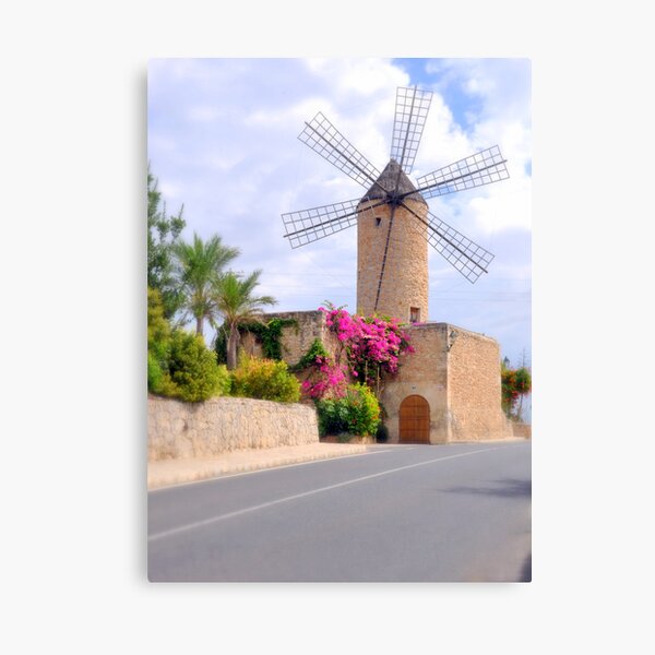 Majorca Mill Canvas Print