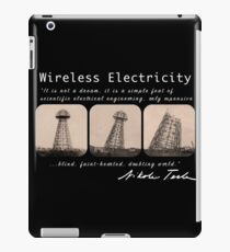 Nikola Tesla - Wireless Electricity iPad Case/Skin