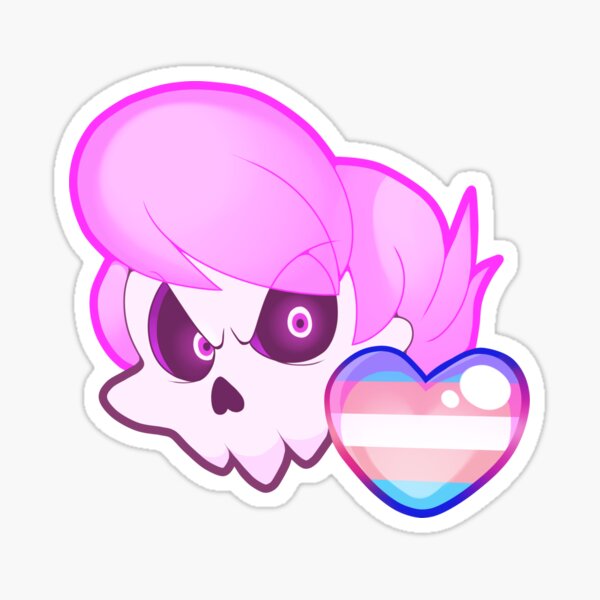 Mystery Skulls Animated Lewis Transgender Pride Sticker For Sale By Sammi Swirl Redbubble 4064