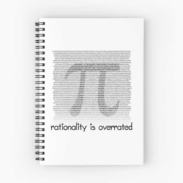 Item preview, Pi: Rationality is overrated designed and sold by bmgdesigns.