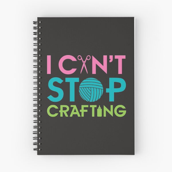 Item preview, I Can't Stop Crafting products - Crafter designs - Scrapbooking print designed and sold by shoutoutshirtco.