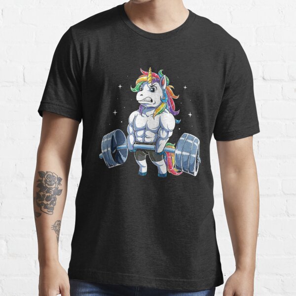 Unicorn Weightlifting Essential T-Shirt