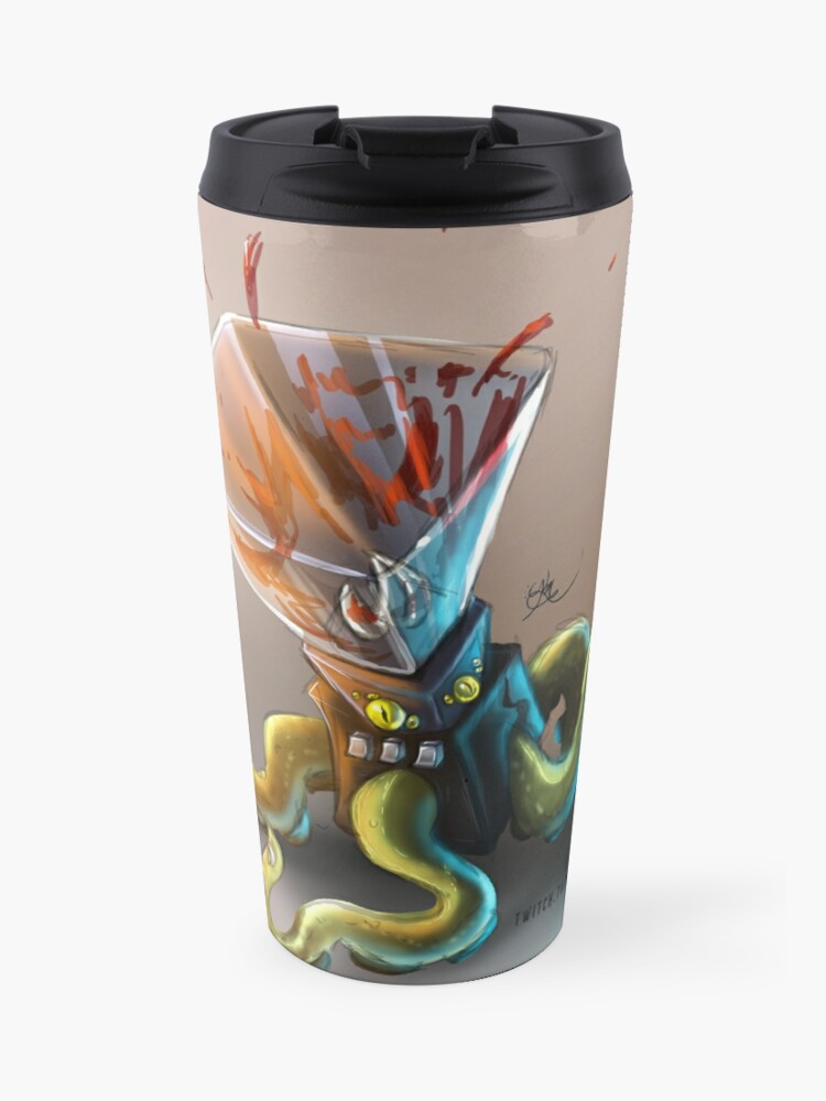 Friendly Blender Travel Mug By Kiraburr Redbubble