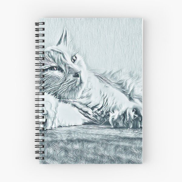 Item preview, Gato que pone en el bosquejo del lápiz del piso designed and sold by Theperfect.