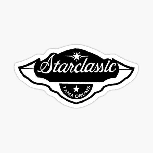 starclassic b/b w/b logo Sticker