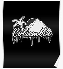 Colombia Medellin Bogota Poster
