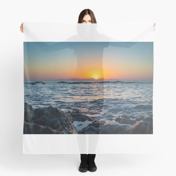 Dramatic Sunrise Scarf