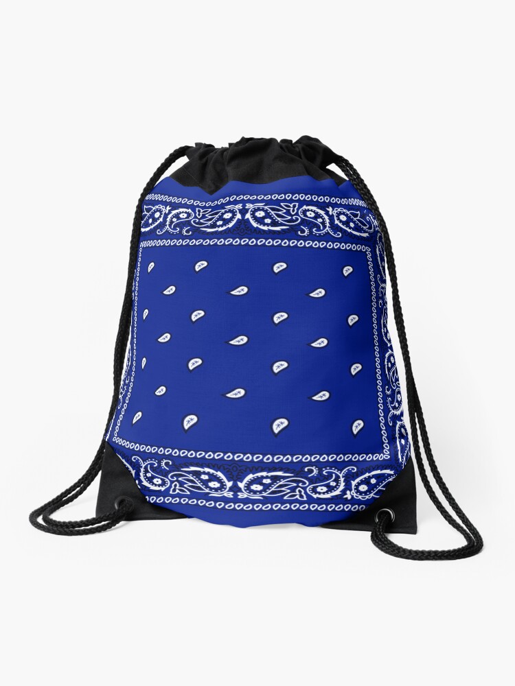 Royal Blue Bandana Travel Bag