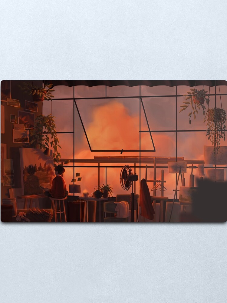 Alternate view of art studio Metal Print