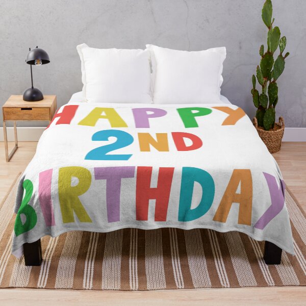 Item preview, Happy 2nd Birthday, Happy second Birthday for boys and girls. designed and sold by marosharaf.