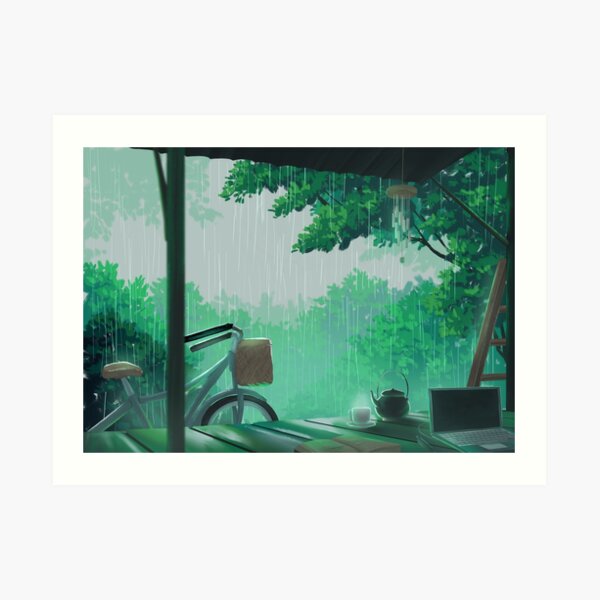 a peaceful storm Art Print