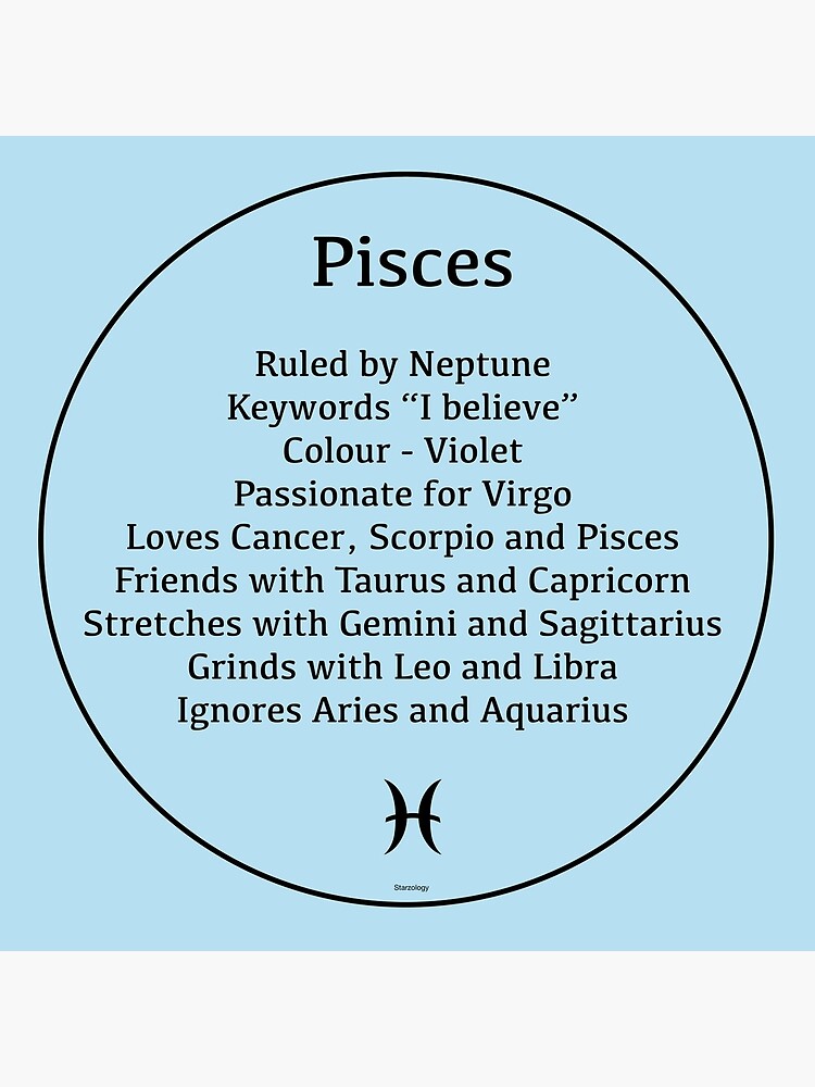 Pisces The Fish Zodiac Sign | Sticker