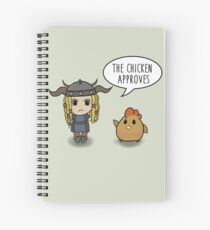 "The Chicken Approves" HTTYD Race to the Edge Spiral Notebook