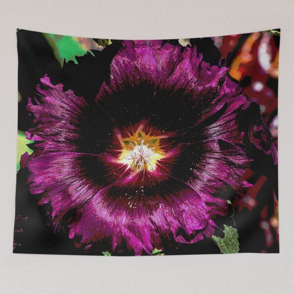 Item preview, Mesilla Hollyhocks-001 designed and sold by William E Lopez.
