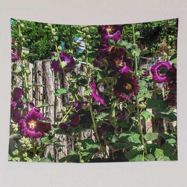 Item preview, Mesilla Hollyhocks-002 designed and sold by William E Lopez.