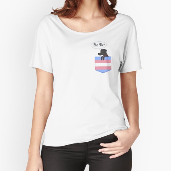 Combo Pronouns Tee: She/Her Relaxed Fit T-Shirt