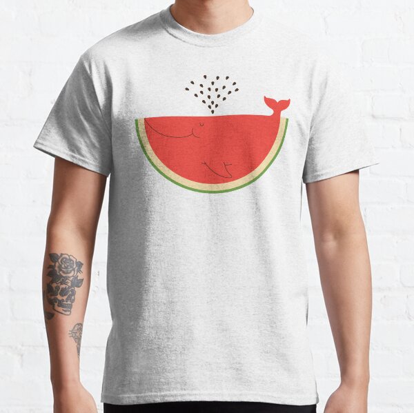 Watermelon Whale Classic T-Shirt