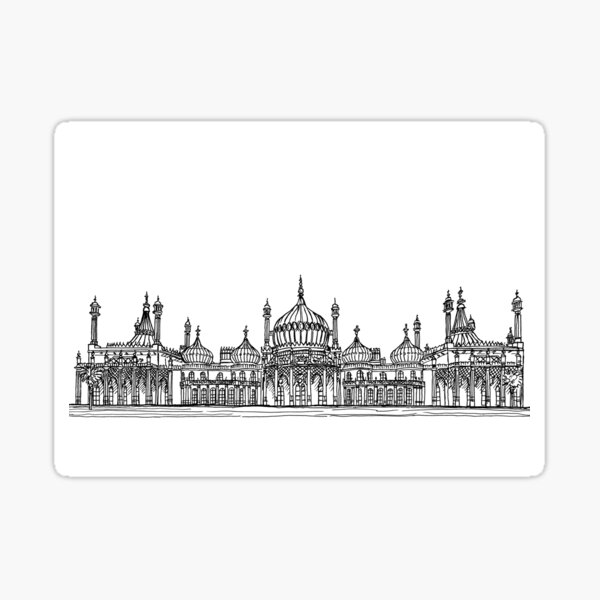 Item preview, Brighton Royal Pavilion Facade. designed and sold by Adam Regester.