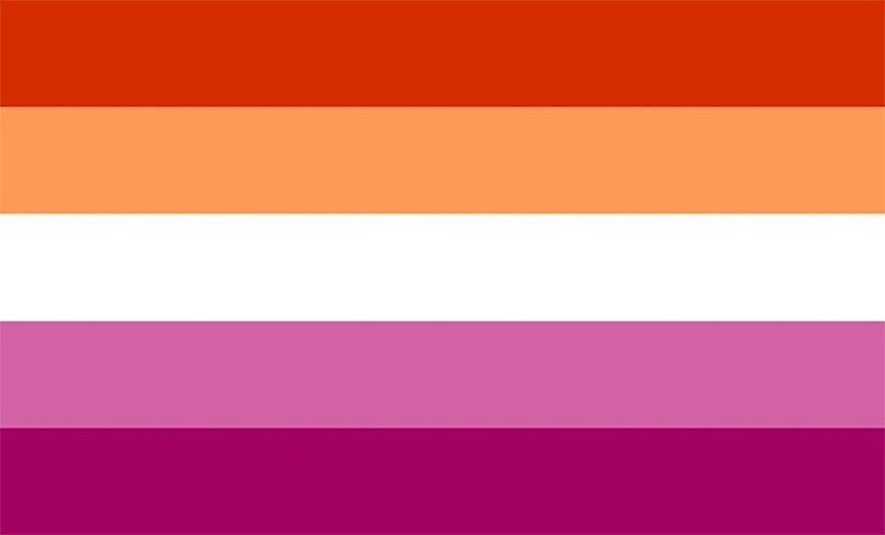 New Lesbian Flag By Baiiley Redbubble 