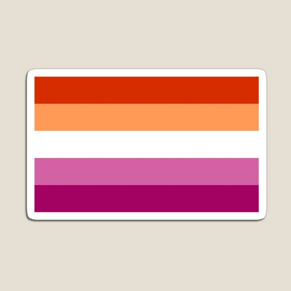 Nueva bandera lesbiana Imán