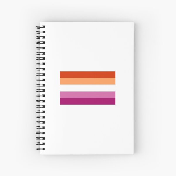 Nueva bandera lesbiana Cuaderno de espiral