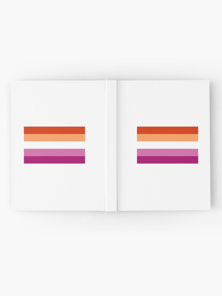 Vista alternativa de Cuaderno de tapa dura Nueva bandera lesbiana