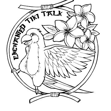 Artwork thumbnail, Floral Tiki Bird  by tikitalkpodcast
