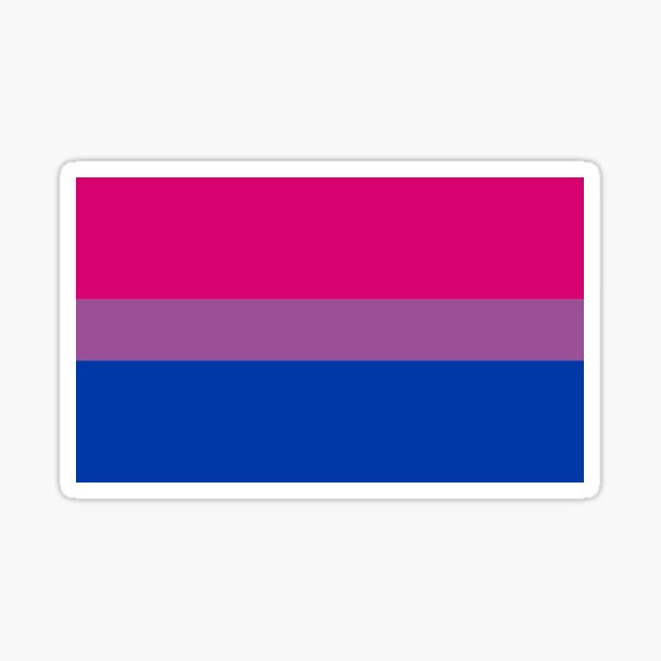 Bandera bisexual Pegatina