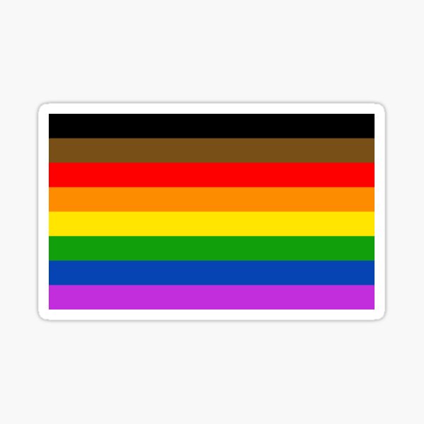 Bandera del orgullo gay Pegatina