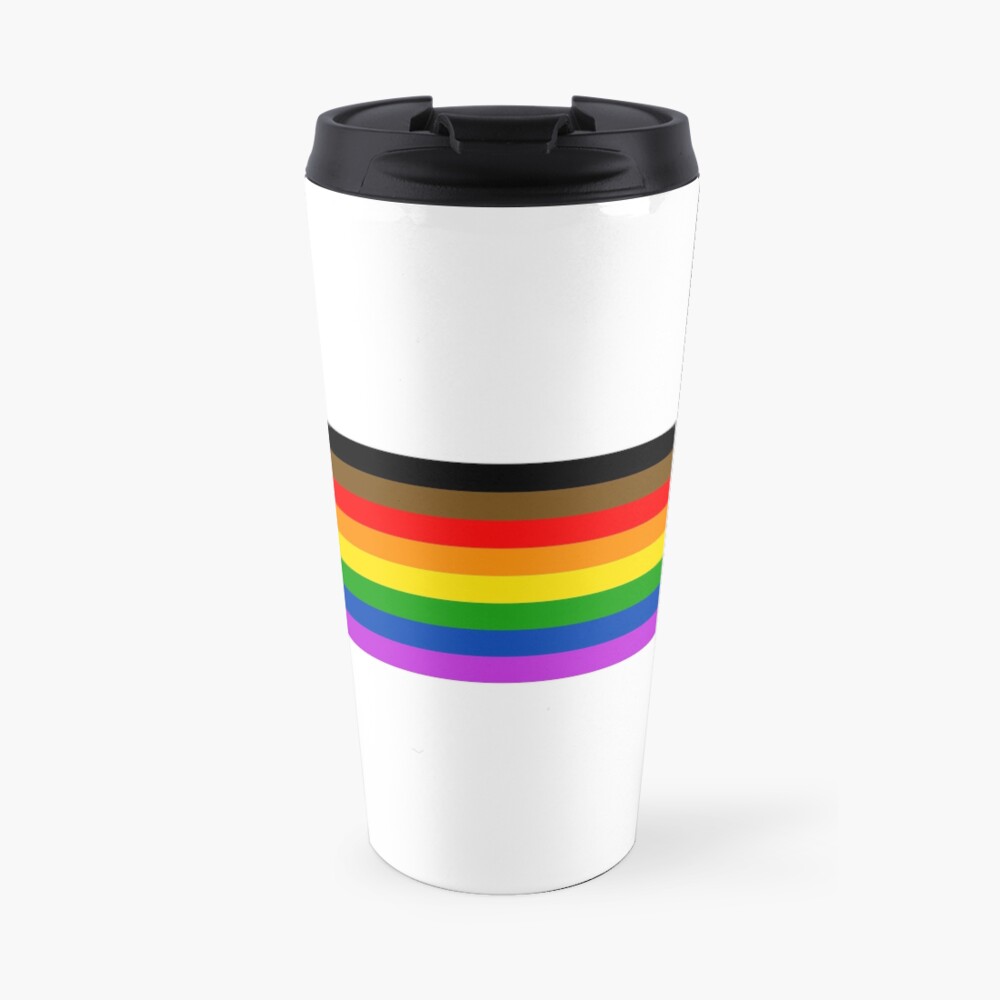 Bandera del orgullo gay Taza de viaje