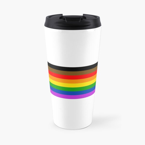 Bandera del orgullo gay Taza de viaje
