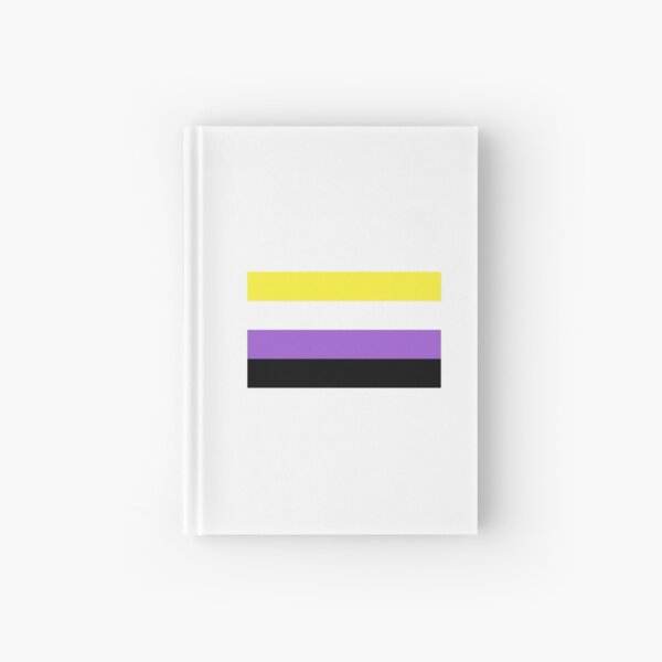 Bandera no binaria Cuaderno de tapa dura