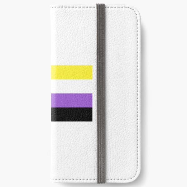 Bandera no binaria Fundas tarjetero para iPhone