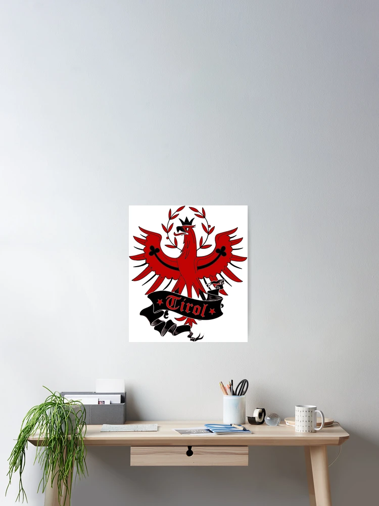 Thumbnail 2 of 3, Poster, Tyrolean eagle designed and sold by Innsbrucker.