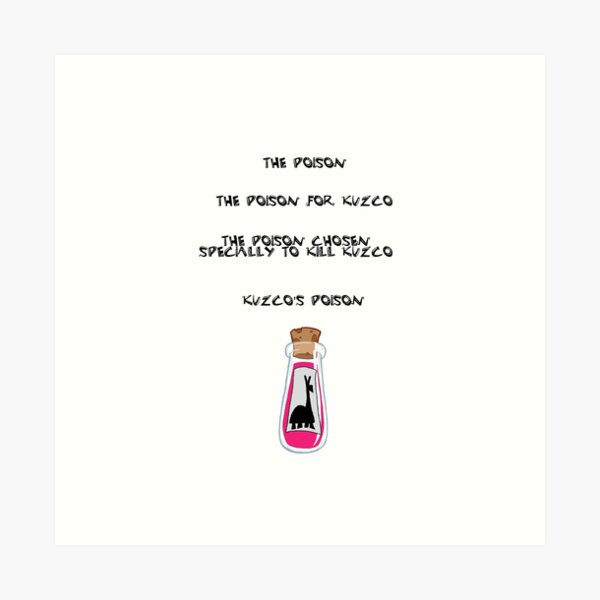 Aperçu de l'œuvre Poison de kuzcos créée et vendue par LittleMissLN.