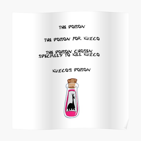 Poison de kuzcos Poster