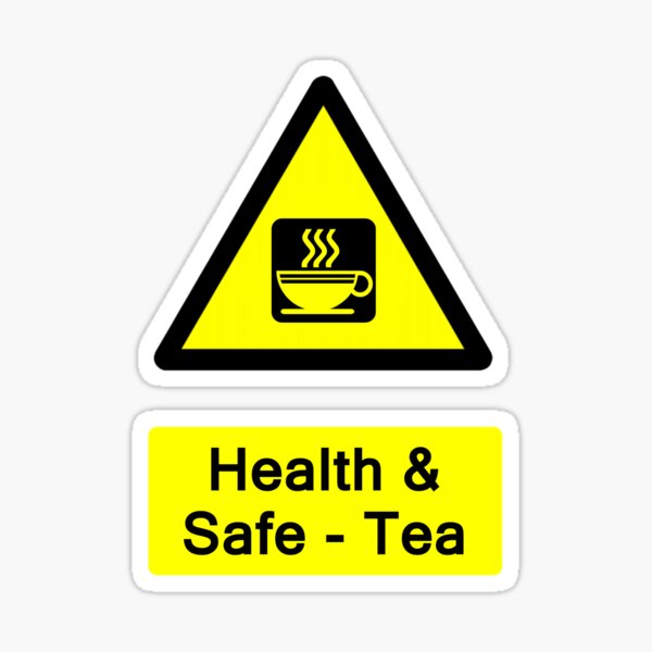 Item preview, Health & Safety Tea designed and sold by Logo-A-GoGo.