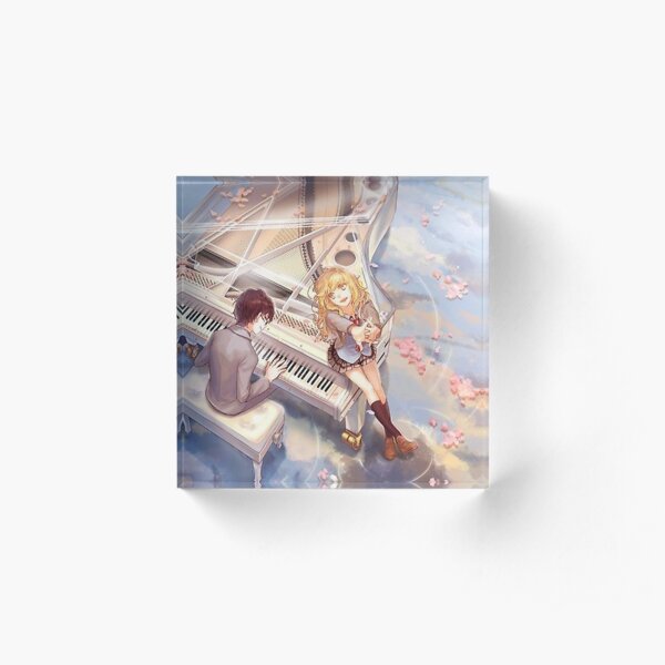 Your lie in april Acrylic Block