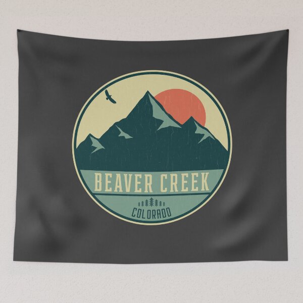 Item preview, Beaver Creek Colorado Retro Mountain Badge designed and sold by dk80.