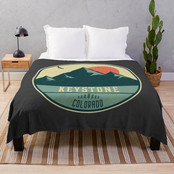 Item preview, Keystone Colorado Retro Mountain Badge designed and sold by dk80.