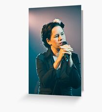 Natalie Merchant Greeting Card