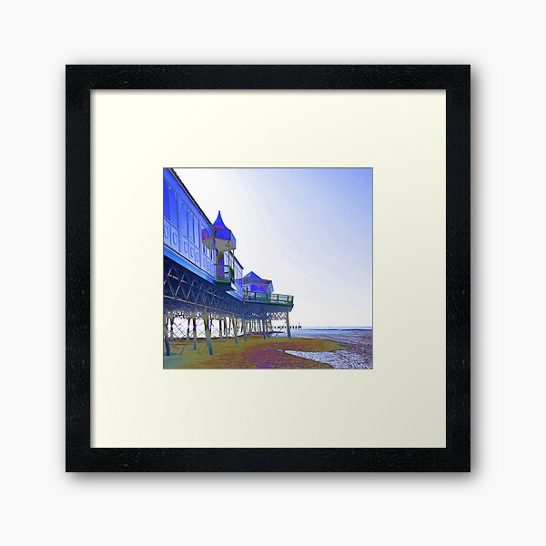 St Annes Peir at dusk Framed Art Print