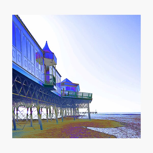 St Annes Peir at dusk Photographic Print
