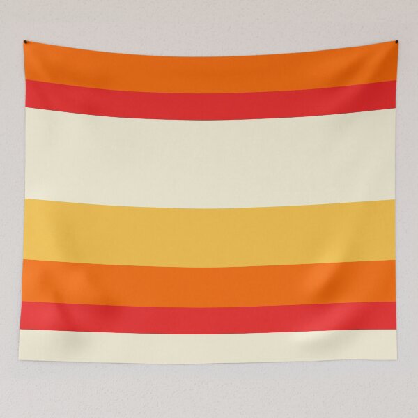 Item preview, Pattern of horizontal orange stripes designed and sold by apicon.