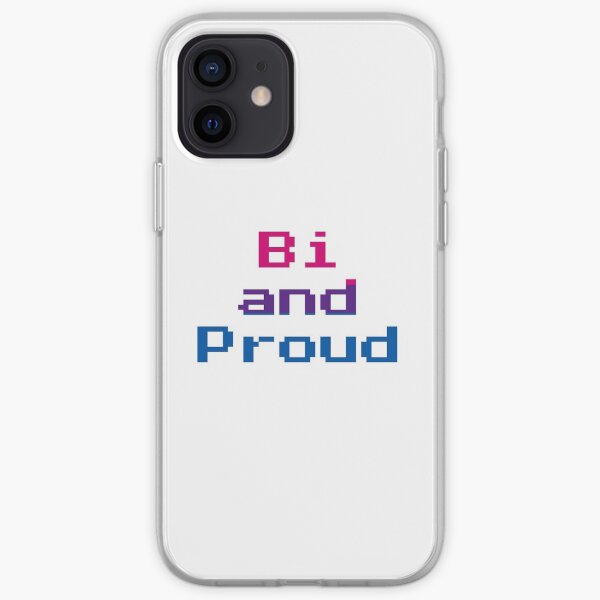 Bi and Proud (Gamer Font) iPhone Soft Case